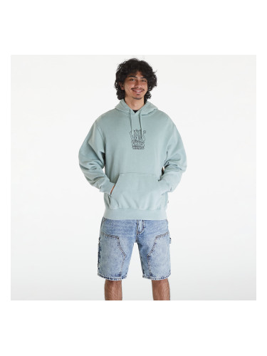 Суитшърт Vans Crash Stack Loose Pullover Hoodie Iceberg Green XL