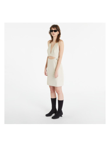 Рокля CALVIN KLEIN JEANS Open Back Utility Dress Beige M