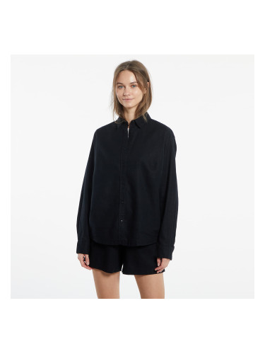 Риза Urban Classics Ladies Linen Mixed Oversized Shirt Black L