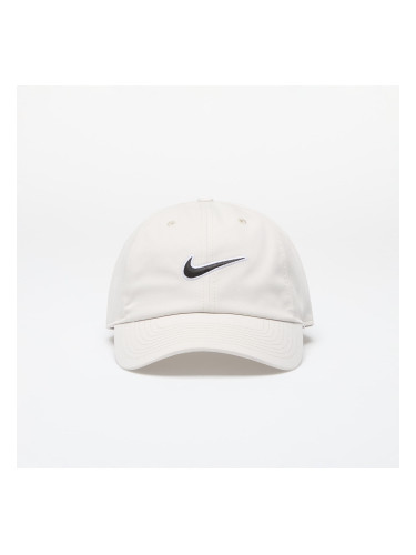 Шапка Nike Club Unstructured Swoosh Cap Light Bone/ Black S/M