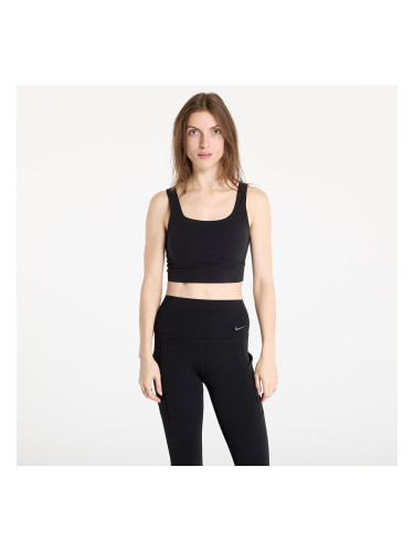 Сутиени Nike Zenvy Women's Medium-Support Padded Longline Sports Bra Black/ Sail XS