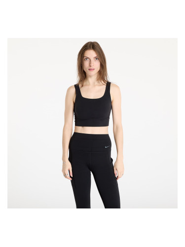 Сутиени Nike Zenvy Women's Medium-Support Padded Longline Sports Bra Black/ Sail XS