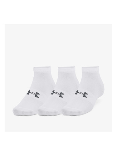 Under Armour Essential Low Cut Socks 3-Pack White M