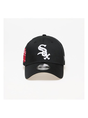 Шапка New Era Chicago White Sox World Series World Series Patch 9FORTY Adjustable Cap Black Universal