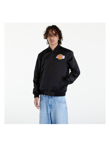 Яке Mitchell & Ness NBA Lightweight Satin Bomber Vintage Logo Lakers Black L