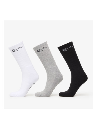 Karl Kani Signature Socks 3-Pack Black/ Grey/ White 39-42