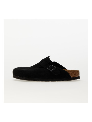 Birkenstock Boston Soft Footbed Velvet Leather Black 36