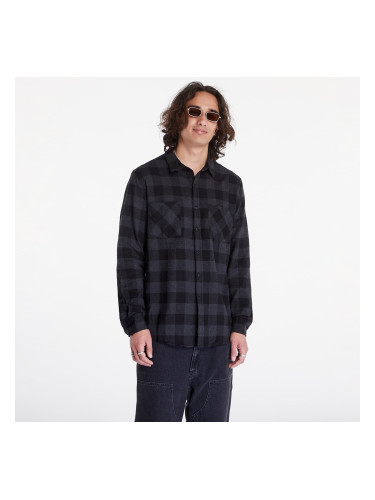 Риза Urban Classics Checked Flanell Shirt Grey / Black XL