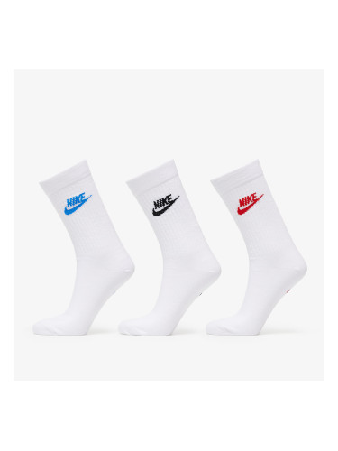 Nike NSW Everyday Essential Crew Socks 3-Pack White XL
