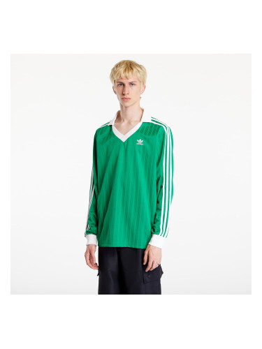 Джърси adidas Pique Long Sleeve Green S