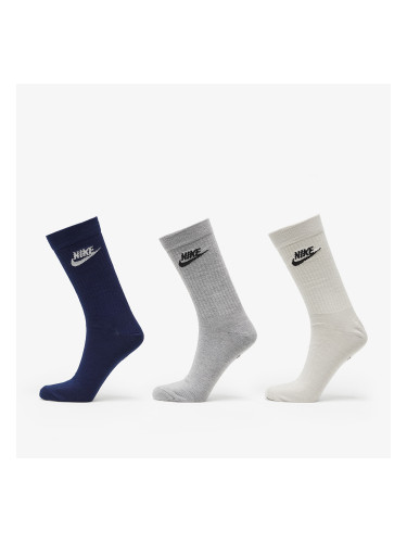 Nike Sportswear Everyday Essential Crew Socks 3-Pack Multicolor S