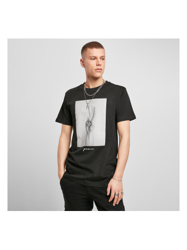 Тениска Urban Classics Peace Sign Tee Black S