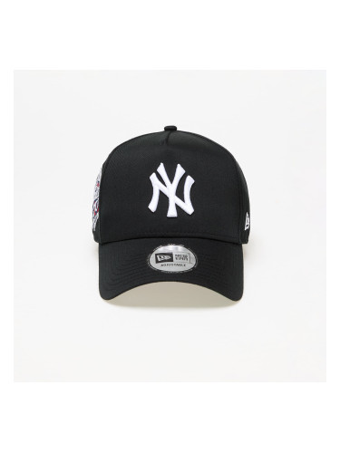 Шапка New Era New York Yankees World Series Patch 9FORTY E-Frame Adjustable Cap Black/ Kelly Green Universal