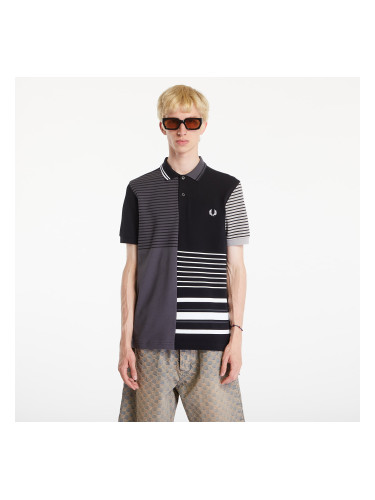 Тениска FRED PERRY Beams Striped Panel Fp Polo T-Shirt Black S