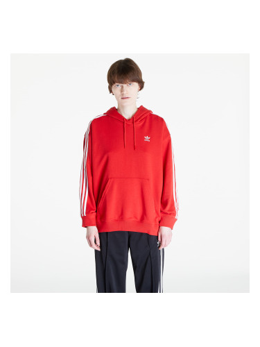 Суитшърт adidas 3 S Hoodie Os Better Scarlet XXS