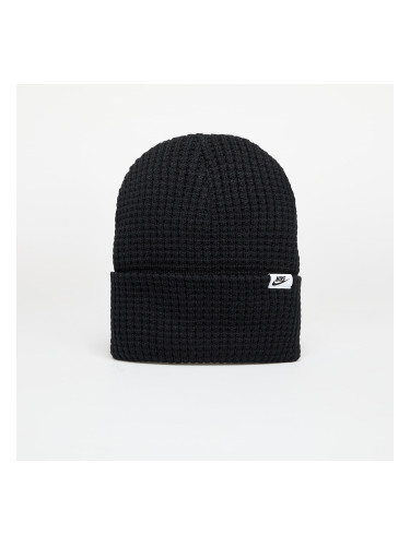 Шапка Nike Peak Waffle Knit Beanie Black Universal