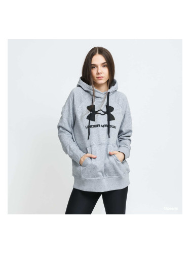 Суитшърт Under Armour W Rival Fleece Logo Hoodie melange šedá S