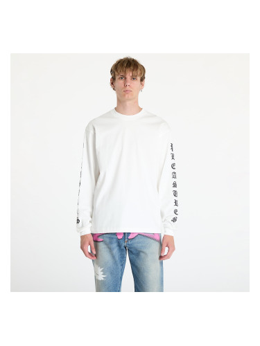 Тениска PLEASURES Oe Heavyweight Long Sleeve Tee White S