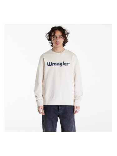 Суитшърт Wrangler Logo Crew Sweat Vintage White S