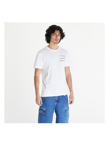 Тениска Calvin Klein Jeans Diffused Stacked Short Sleeve Tee Bright White S