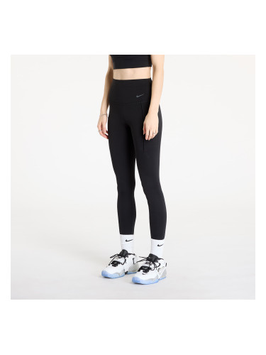 Легени Nike Universa Women's Medium-Support High-Waisted Full-Length Leggings with Pockets Black/ Black XS