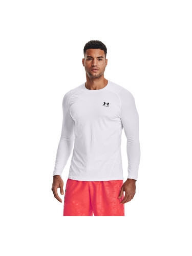 Тениска Under Armour Hg Armour Fitted Ls White XL