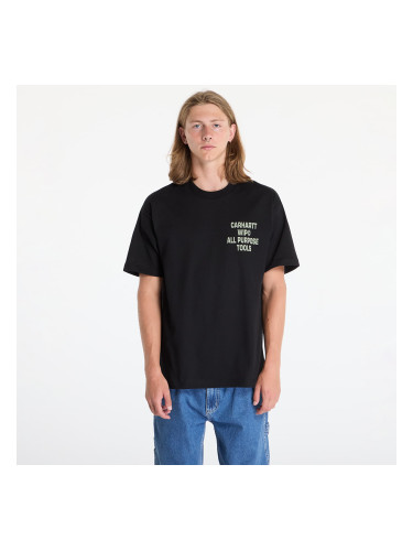 Тениска Carhartt WIP S/S Cross Screw T-Shirt UNISEX Black XS