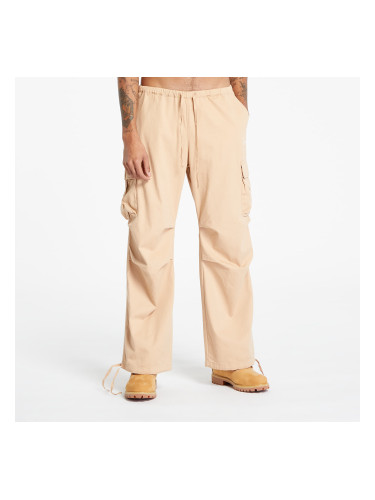 Панталони Karl Kani Small Signature Washed Parachute Pants Sand L