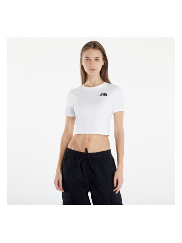 Тениска The North Face Crop S/S Tee TNF White L