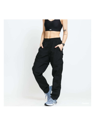 Панталони Urban Classics Ladies Shiny Crinkle Nylon Zip Pants Black XS