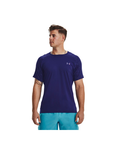 Тениска Under Armour Rush Emboss Ss Blue L