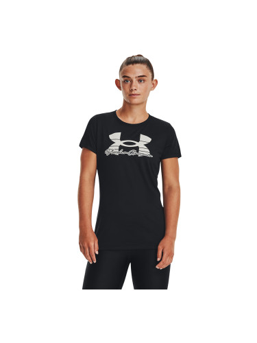 Тениска Under Armour Tech Solid Script Ssc Black S