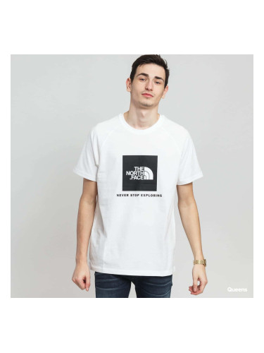 Тениска The North Face M SS Rag Red Box Tee White S