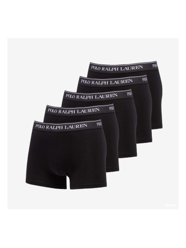Боксерки Polo Ralph Lauren Stretch Cotton Five Classic Trunks černé S