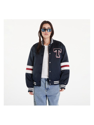 Яке Tommy Jeans Satin Letterman Bomber Jacket Dark Night Navy L