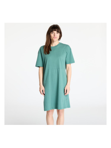 Облекло Urban Classics Ladies Organic Oversized Slit Tee Dress Green S