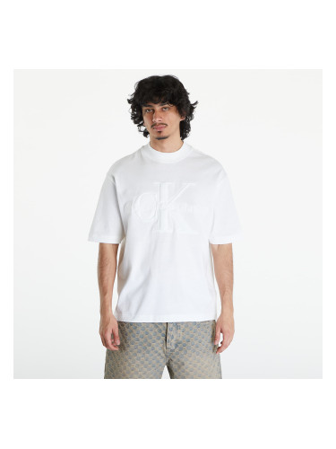 Тениска Calvin Klein Jeans Premium Monologo Tee White L