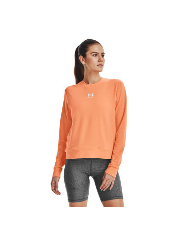 Суитшърт Under Armour Rival Terry Crew Orange M