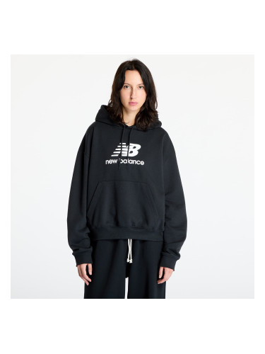 Суитшърт New Balance Sport Essentials French Terry Logo Hoodie Black S