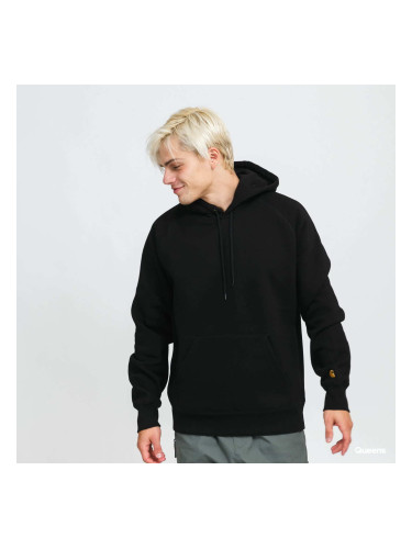 Суитшърт Carhartt WIP Hooded Chase Sweat Black/ Gold XS