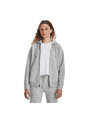 Суитшърт Under Armour Rival Fleece Fz Hoodie Mod Gray Light Heather M