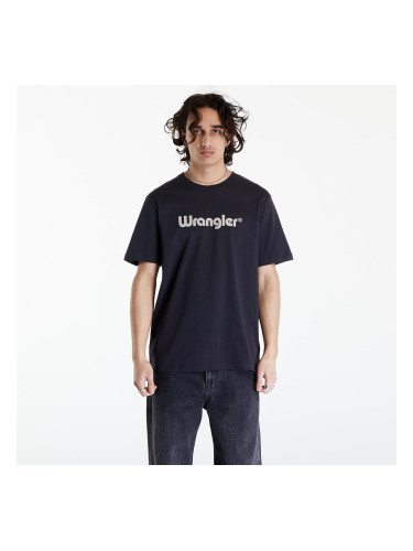 Тениска Wrangler Logo Tee Black S