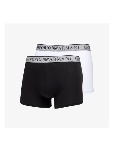 Тениска EA7 Emporio Armani Men's Knit Trunk 2-Pack Nero/ Bianco M