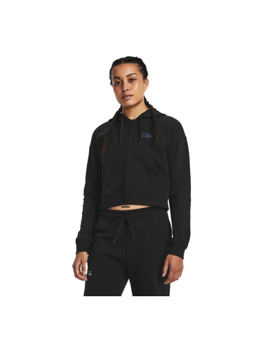 Суитшърт Under Armour Project Rck Hw Terry Fz Q4 Black L