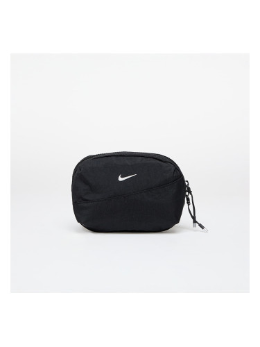 Чанта за кръста Nike Aura Waistpack Black/ Black/ Matte Silver 2 l