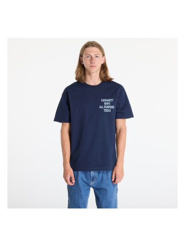 Тениска Carhartt WIP S/S Cross Screw T-Shirt UNISEX Air Force Blue XS