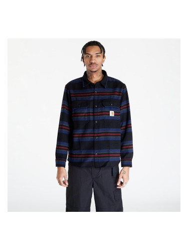 Риза Carhartt WIP Oregon Shirt Jac UNISEX Starco Stripe/ Black XS