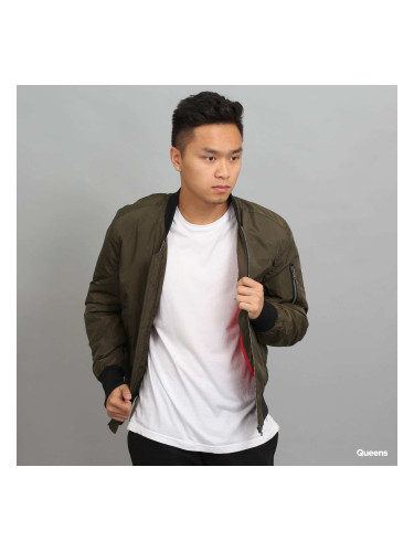 Яке Urban Classics 2-Tone Bomber Jacket Green S