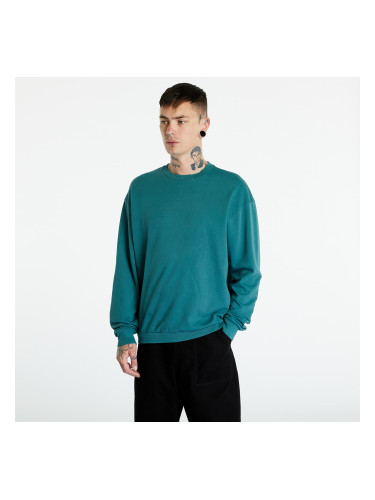 Суитшърт Urban Classics Pigment Dyed Crew Neck Teal M