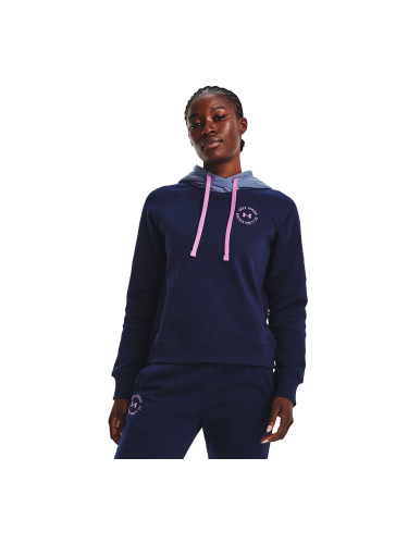 Суитшърт Under Armour Rival Fleece Cb Hoodie Midnight Navy S